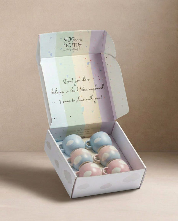 Cloud Mug 90ml 6 Pieces Set Gift Collection