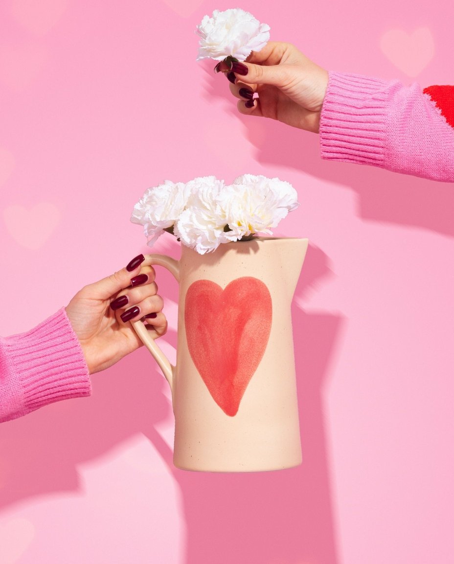 Cozy Hearts Stoneware Pitcher 1.5L Limited Edition