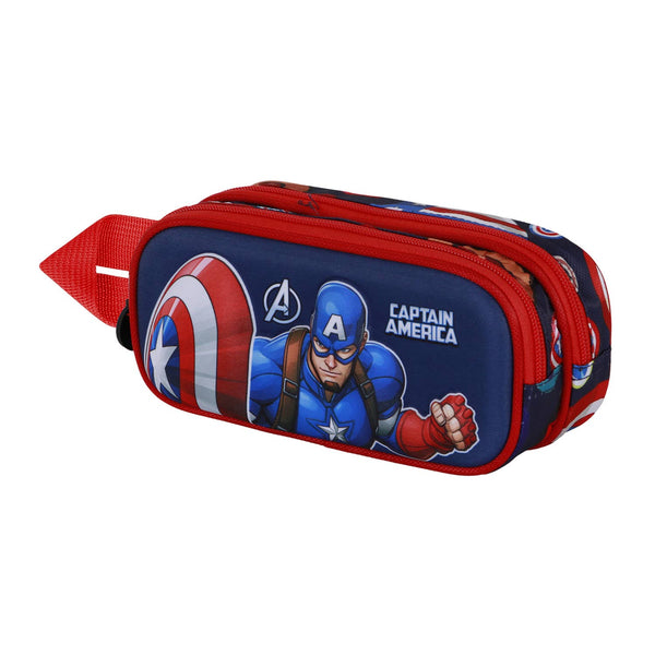Astuccio doppio Marvel Captain America Patriot-3D