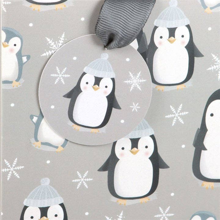 Bolsa de regalo Pingüino de Invierno (23 cm)