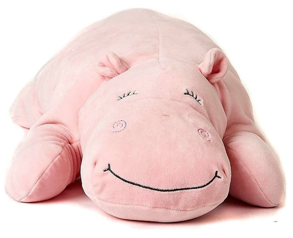 Coussin Hippopotame rose Uni Toys