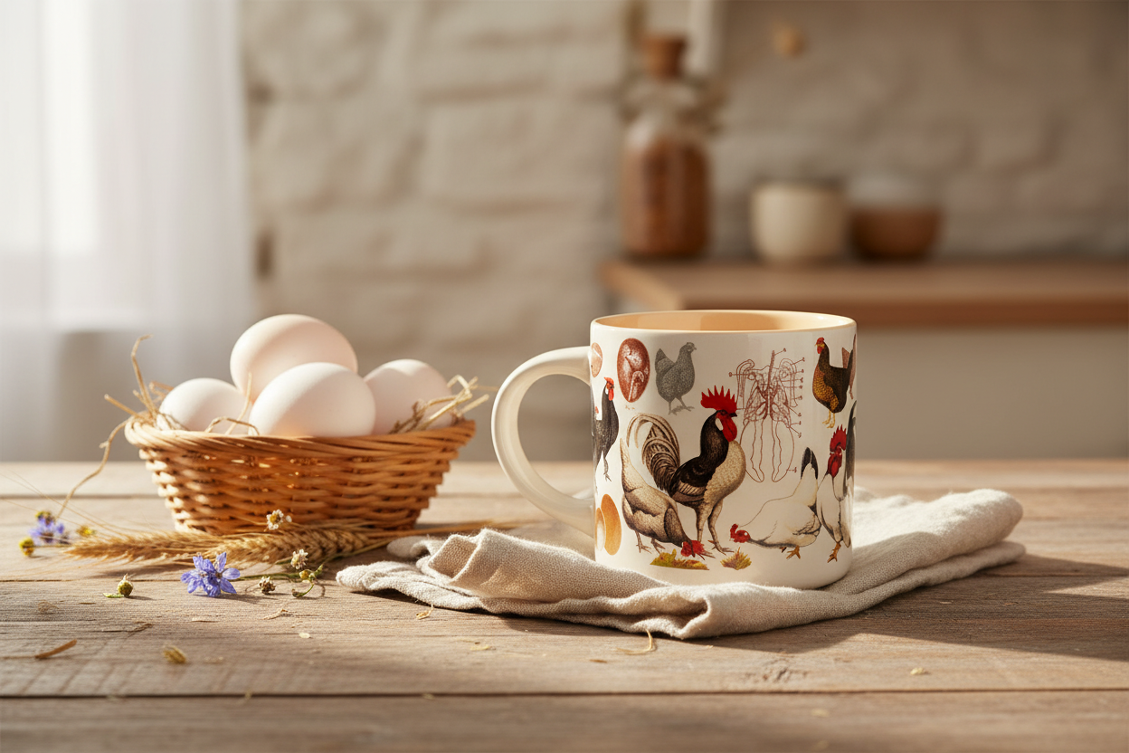 Farmyard Chicken Mug (430 ml)