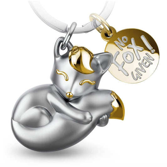 Llavero de zorro astuto