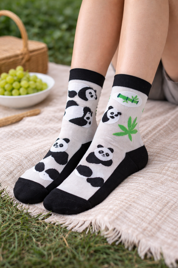 Panda sokken