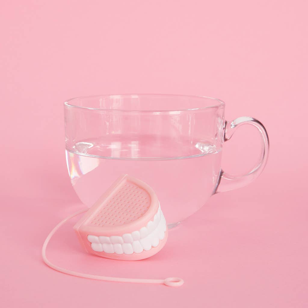 Infusor de chá em forma de dentes