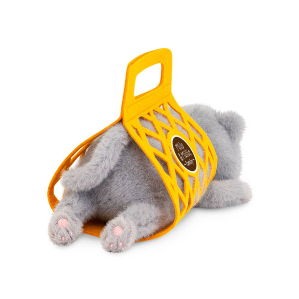 Milo & Millie Plush Toy, Milo the Grey Cat (35 cm) - 0+