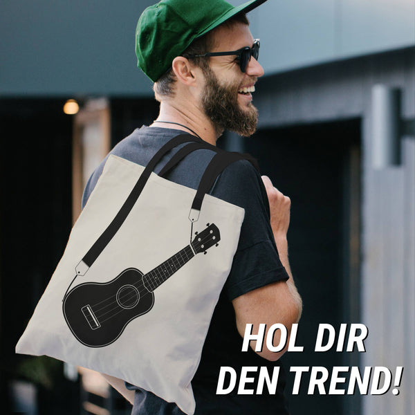 Bolsa de mano con forma de guitarra