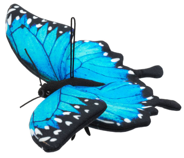 Papillon bleu (avec boucle) - 26 cm (largeur) Uni Toys