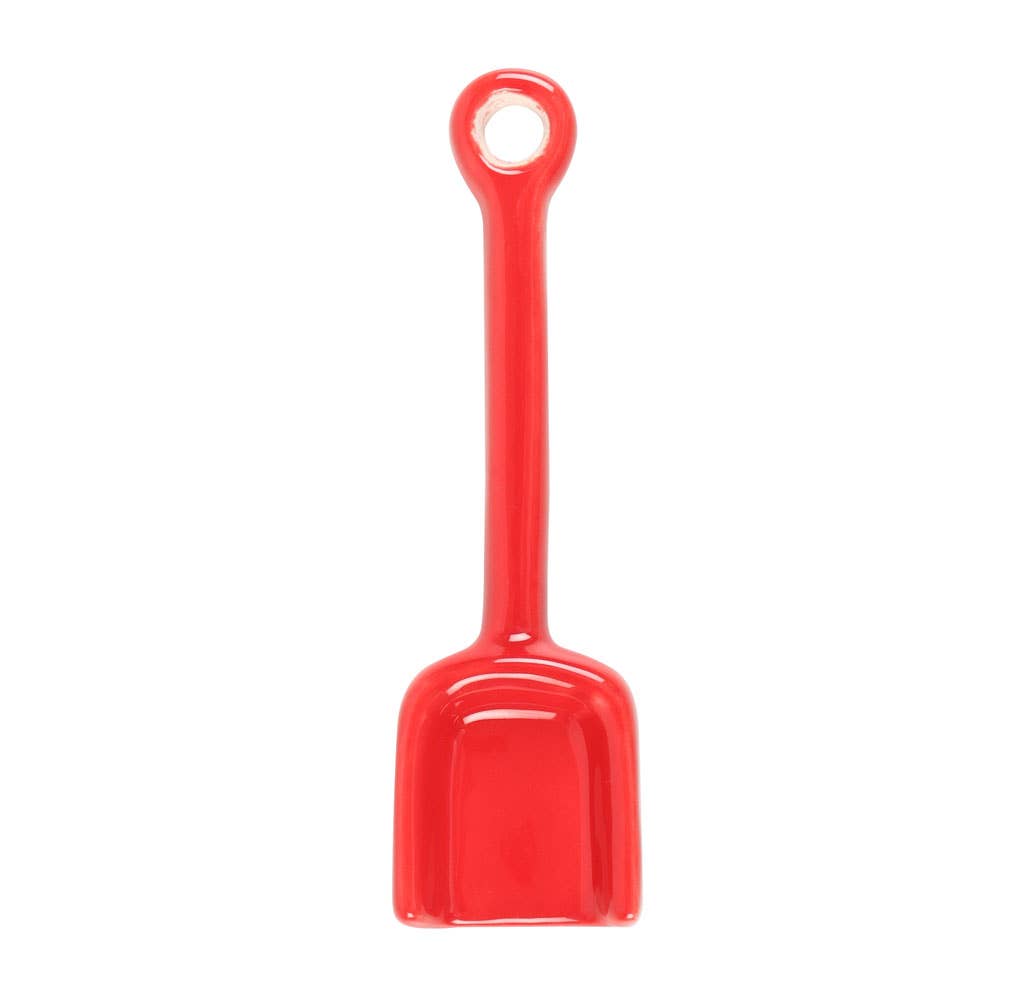 Ensemble de 2 coquetiers en céramique en forme de seau avec cuillères à bêche