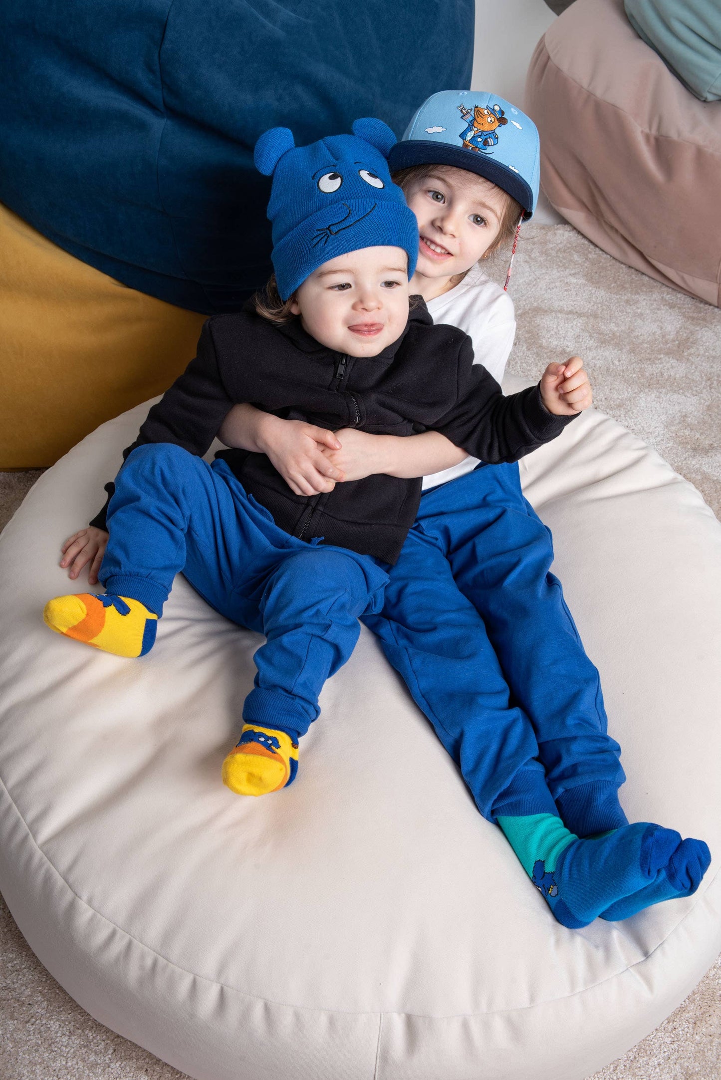 Bonnet Enfant L'éléphant bleu