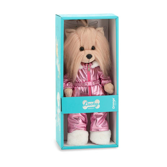 Muñeca Perro Yoyo de la Suerte: Montaña Nevada - 38 cm