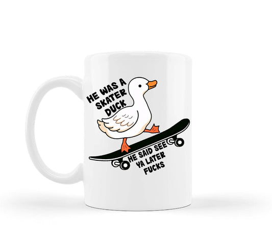 Taza con forma de pato "Skater Duck"