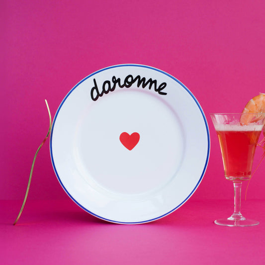 Plate THE FAMILY IS HAVING A BLAST - Daronne