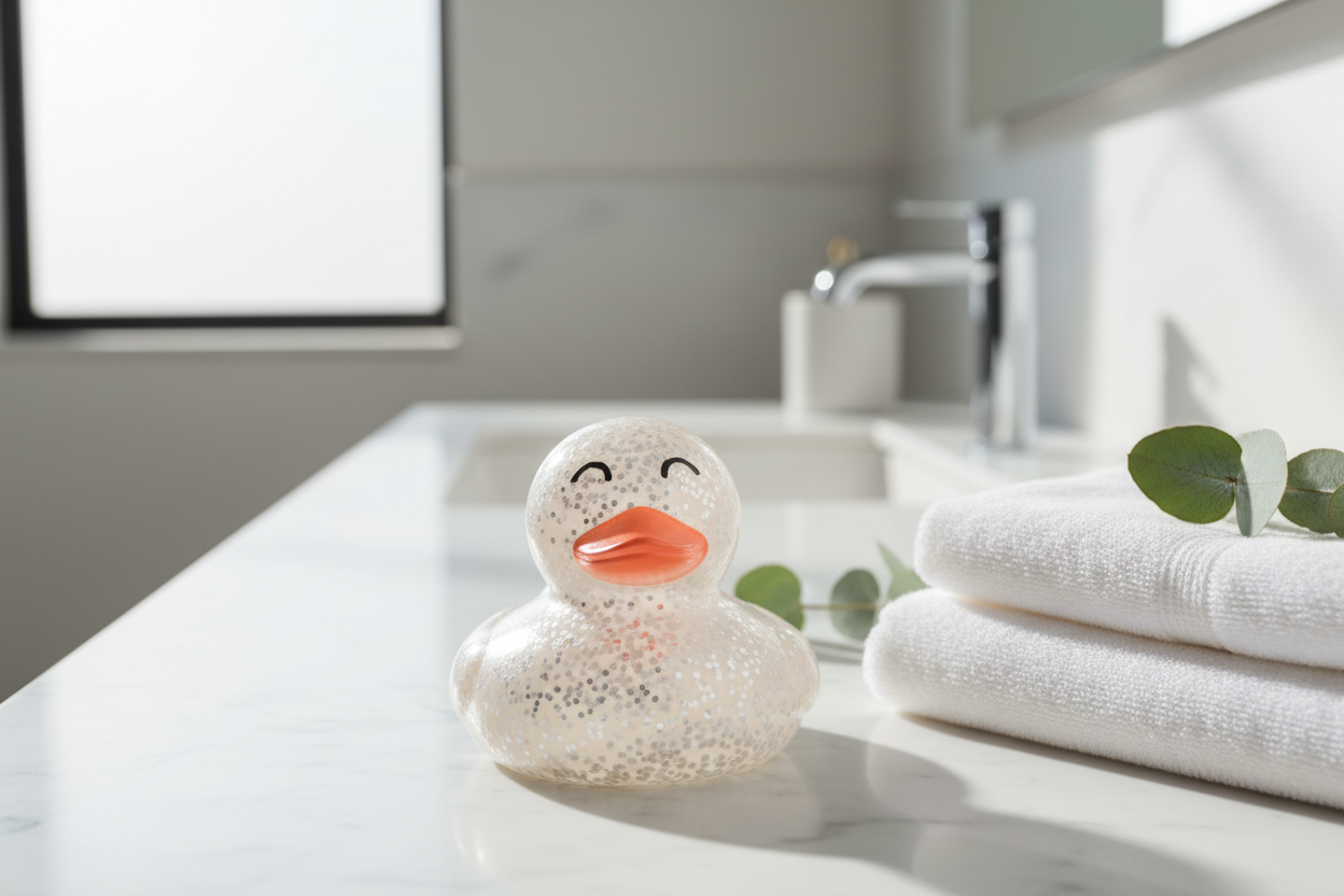 Pato brillante - Plateado