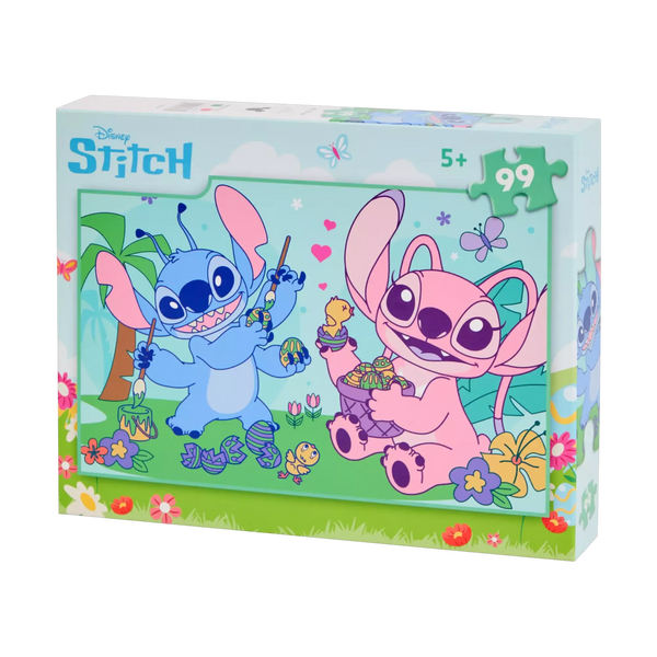 Puzzel met Stitch en Engel - Pasen