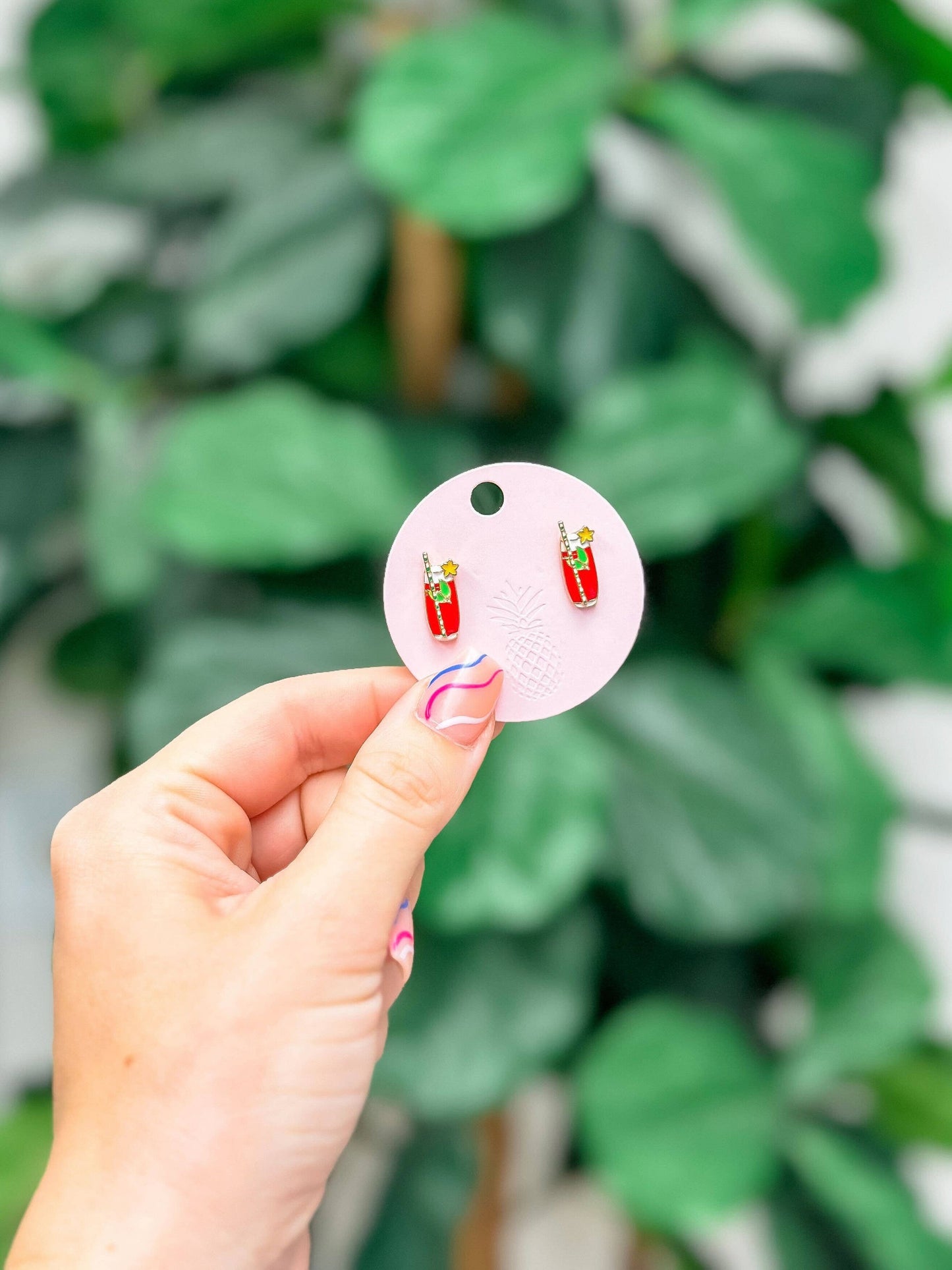 Christmas Cocktail Earrings