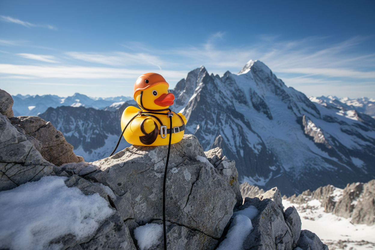 Pato alpinista