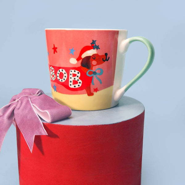 Mug Teckel Bob « Bells on Bob’s Tail Ring »
