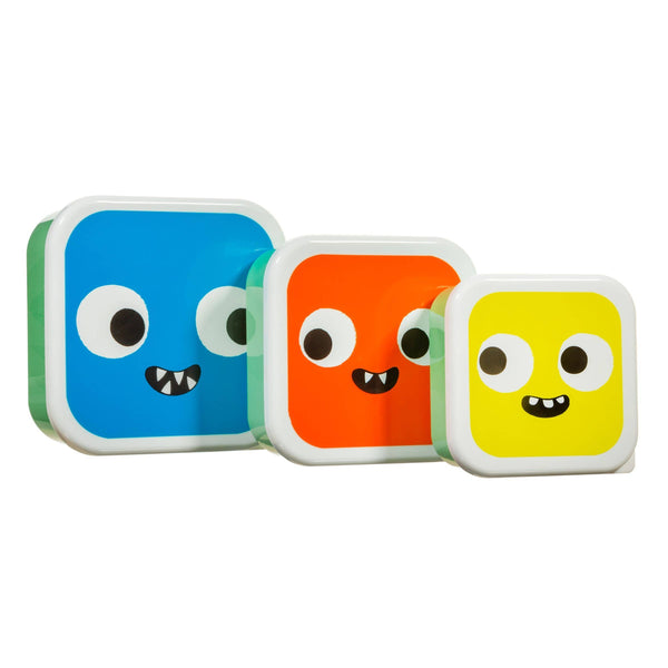 Boîtes à goûter Monstres - Set de 3