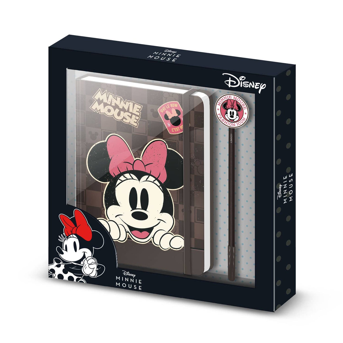Disney Minnie Journey-Coffret Cadeau avec Journal et Stylo