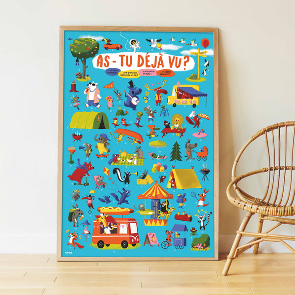 Poster didattico: Animali divertenti