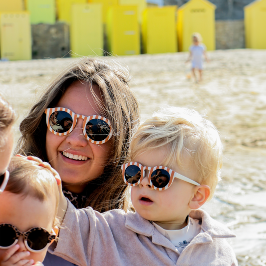 Gafas de sol para adultos - Rayas a juego imperfectas