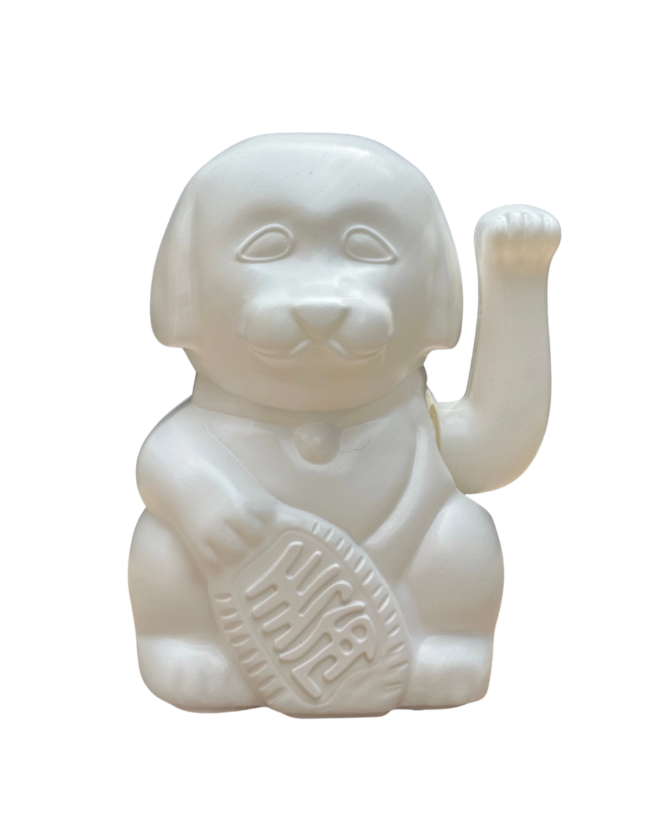 Chien Chanceux Blanc