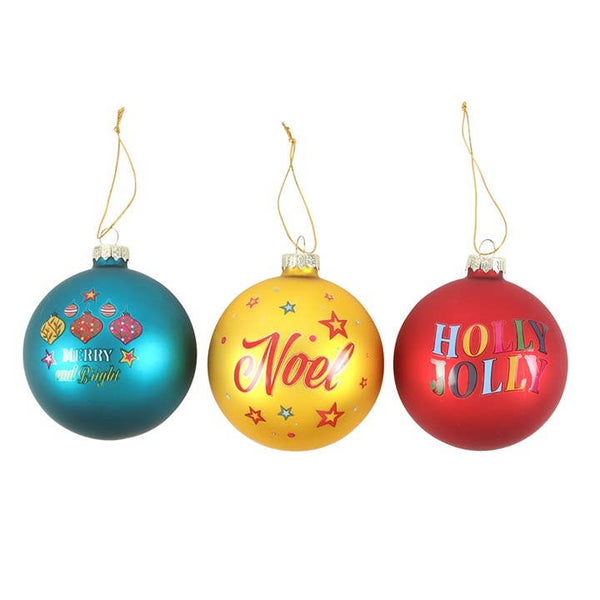 Boules de Noël Nostalgique 3-Pack