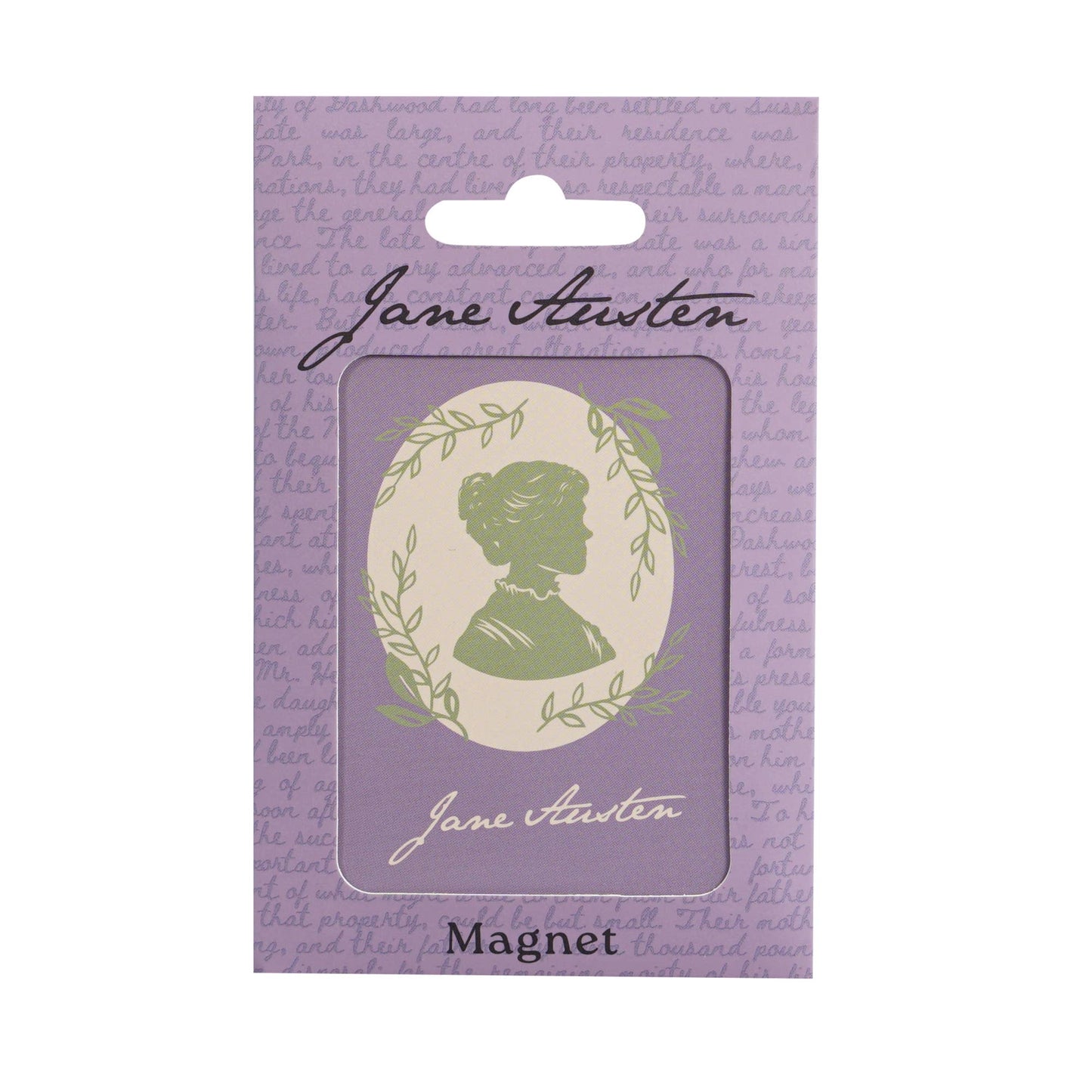 Íman em metal - Jane Austen (Silhueta)