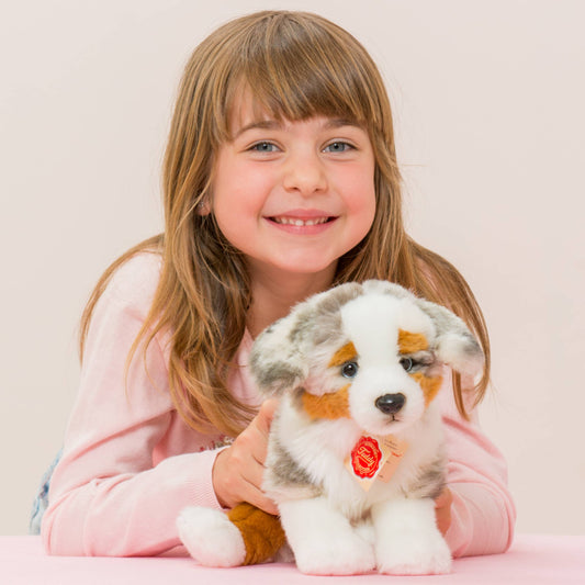 Australian Shepherd puppy plush toy