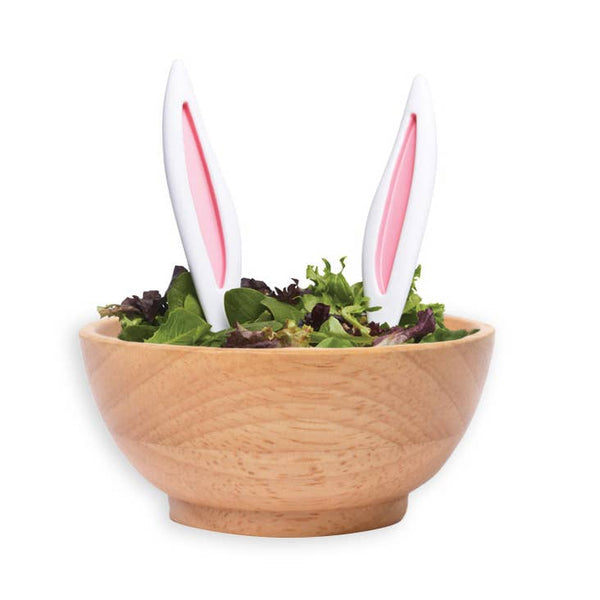 Servidores de ensalada con forma de orejas de conejo