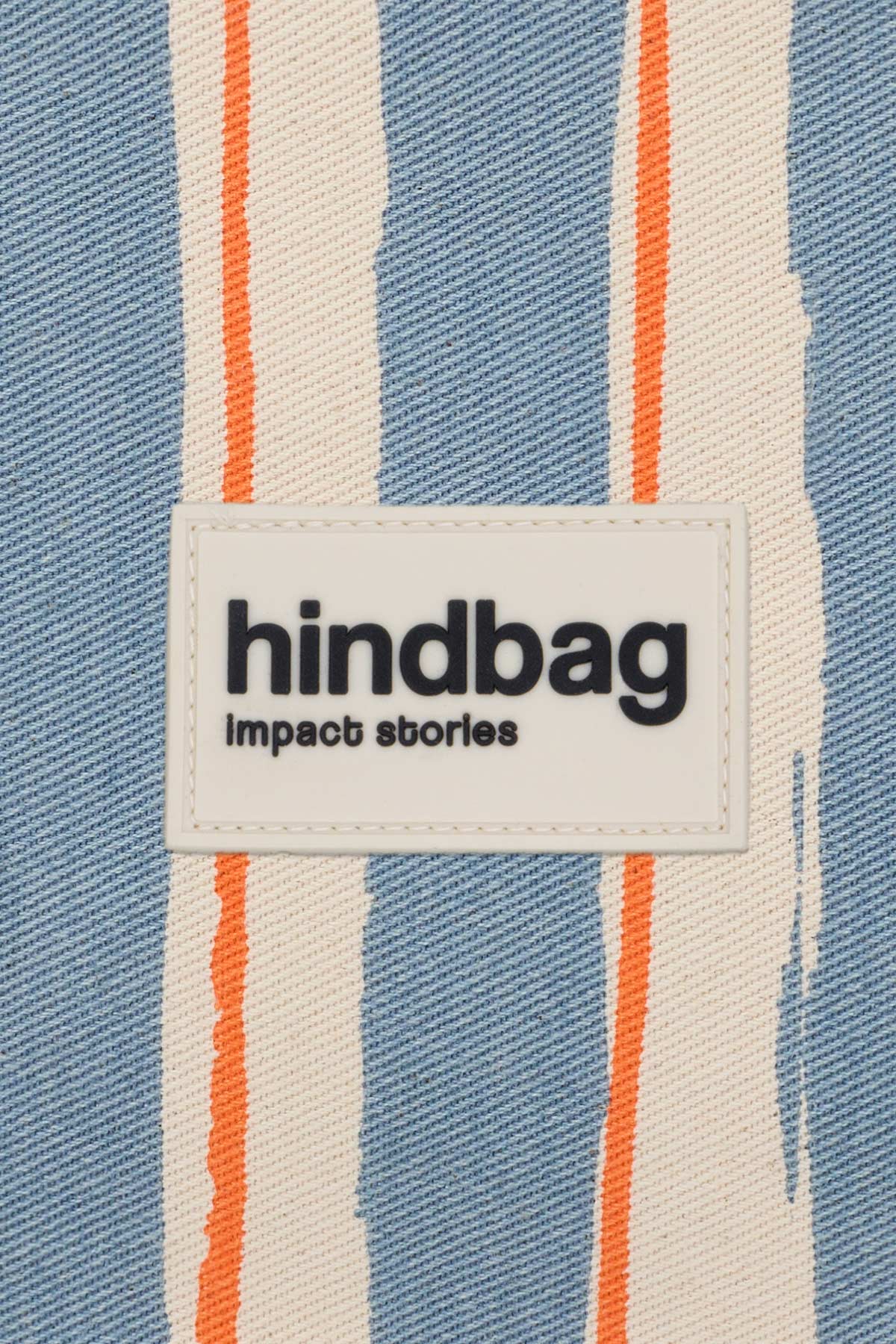 Trousse de toilette XL Alix Rayures Orange et Bleu