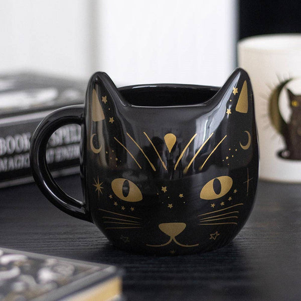 Mug 3D Tête de Chat noir