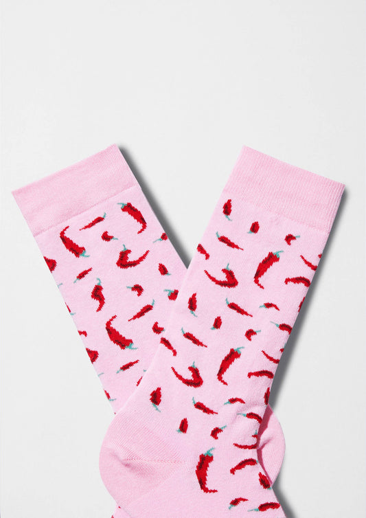 BeChilli Rose - Chaussettes en Coton Bio 100%