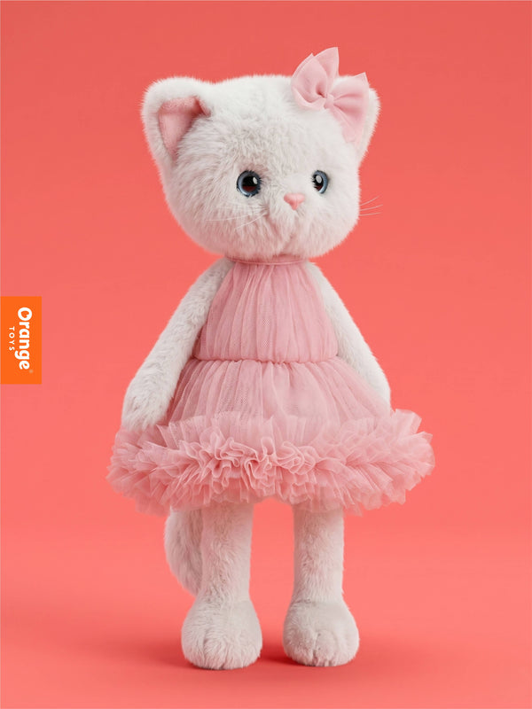 Peluche, Lucky Kitty, Lucky Sophie : Barbe à papa 38 cm 3 ans+