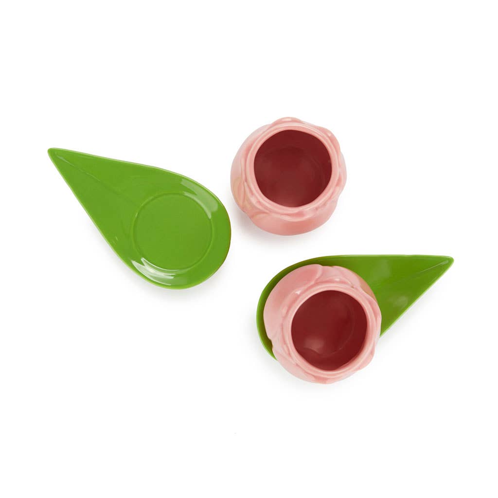 Ensemble de tasses à café Tulipe Rose