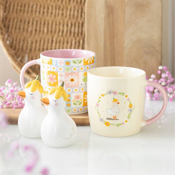 Floral Duck Mug