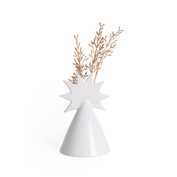 Vase Étoile Polaire Blanc Helio Ferretti Vue 1