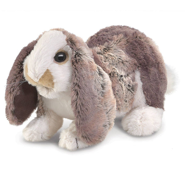 Marionnette à main Hangeared Bunny Baby 3048/ Baby Lop Rabbit Folkmanis réaliste