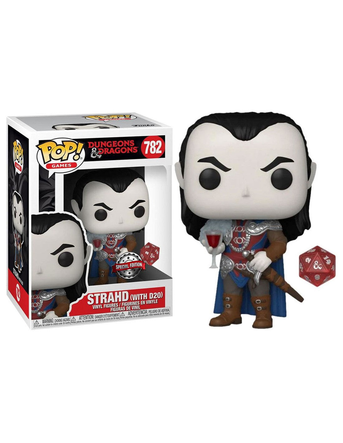 Pop! Strahd with D20 (Metallic)