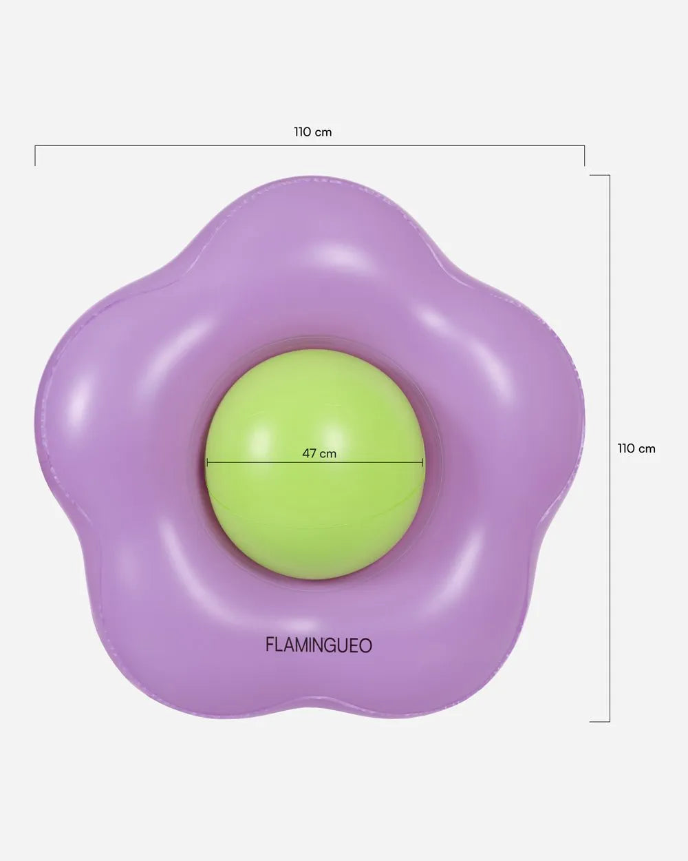 Purple flower float - BONNIE