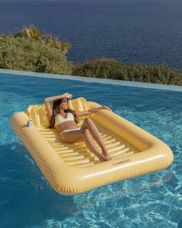 Flotador tanning pool amarilla - PORTOFINO