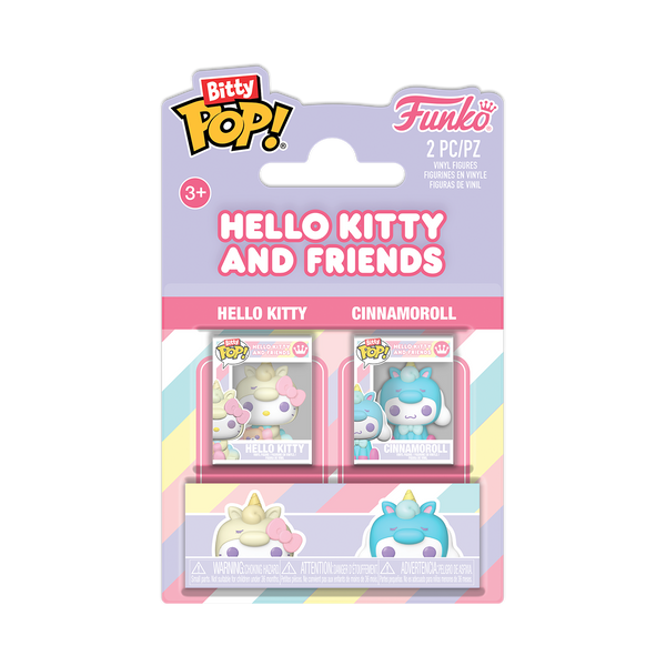 Bitty Pop! Hello Kitty & Cinnamoroll 2-Pack - packaging officiel
