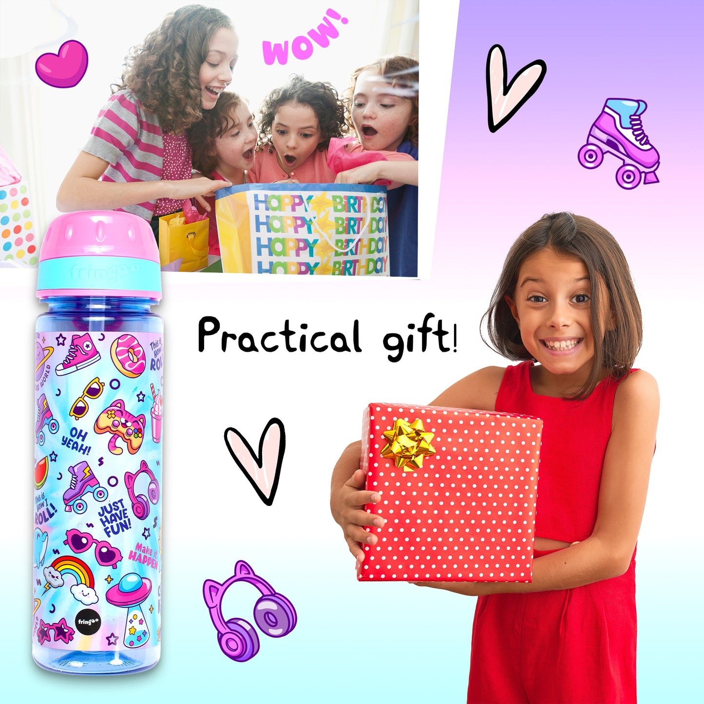 Gourde – Straw Bottle – Girls Gang