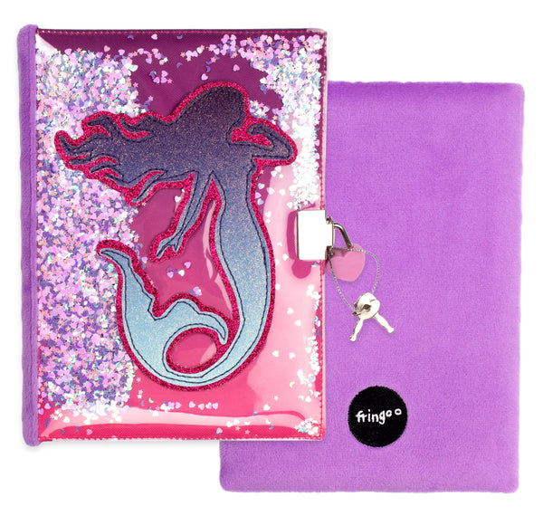 Journal secret pailleté – sirène
