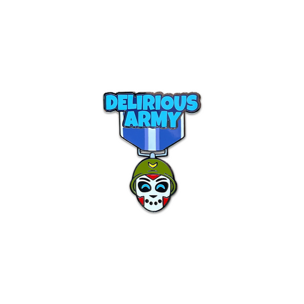 H2O Delirious Army Pin