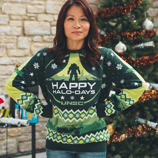 Halo Christmas Sweater - Happy Halo-Days