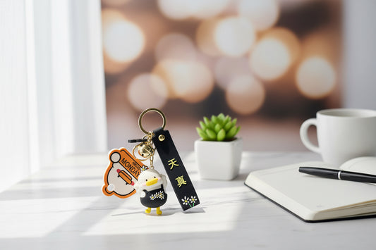 Keychain de marguerite de pato