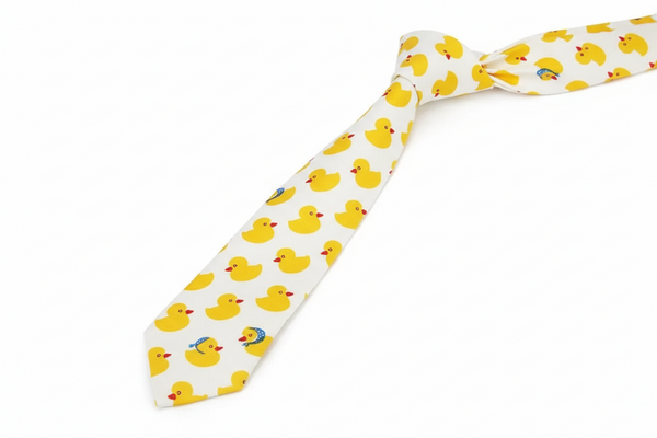 Pato amarillo fino atada