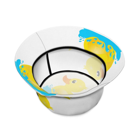 Bob blanco con pato amarillo